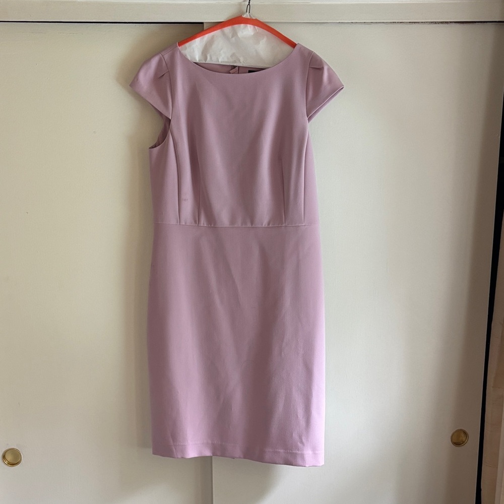 Ann Taylor Lilac Cap Sleeve Dress